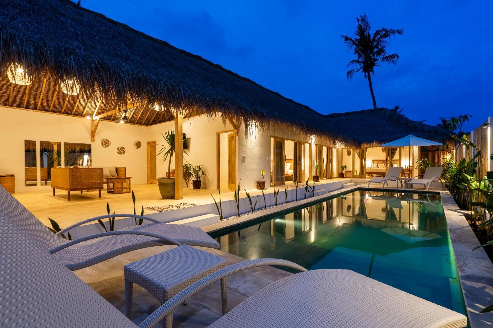 Villa Kelapa Kucing Gili Air Zewnętrze zdjęcie