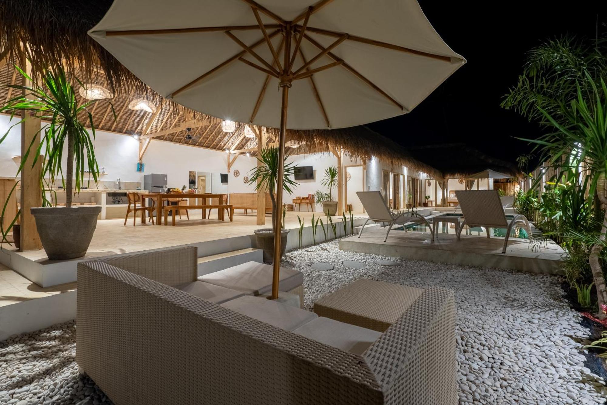 Villa Kelapa Kucing Gili Air Zewnętrze zdjęcie
