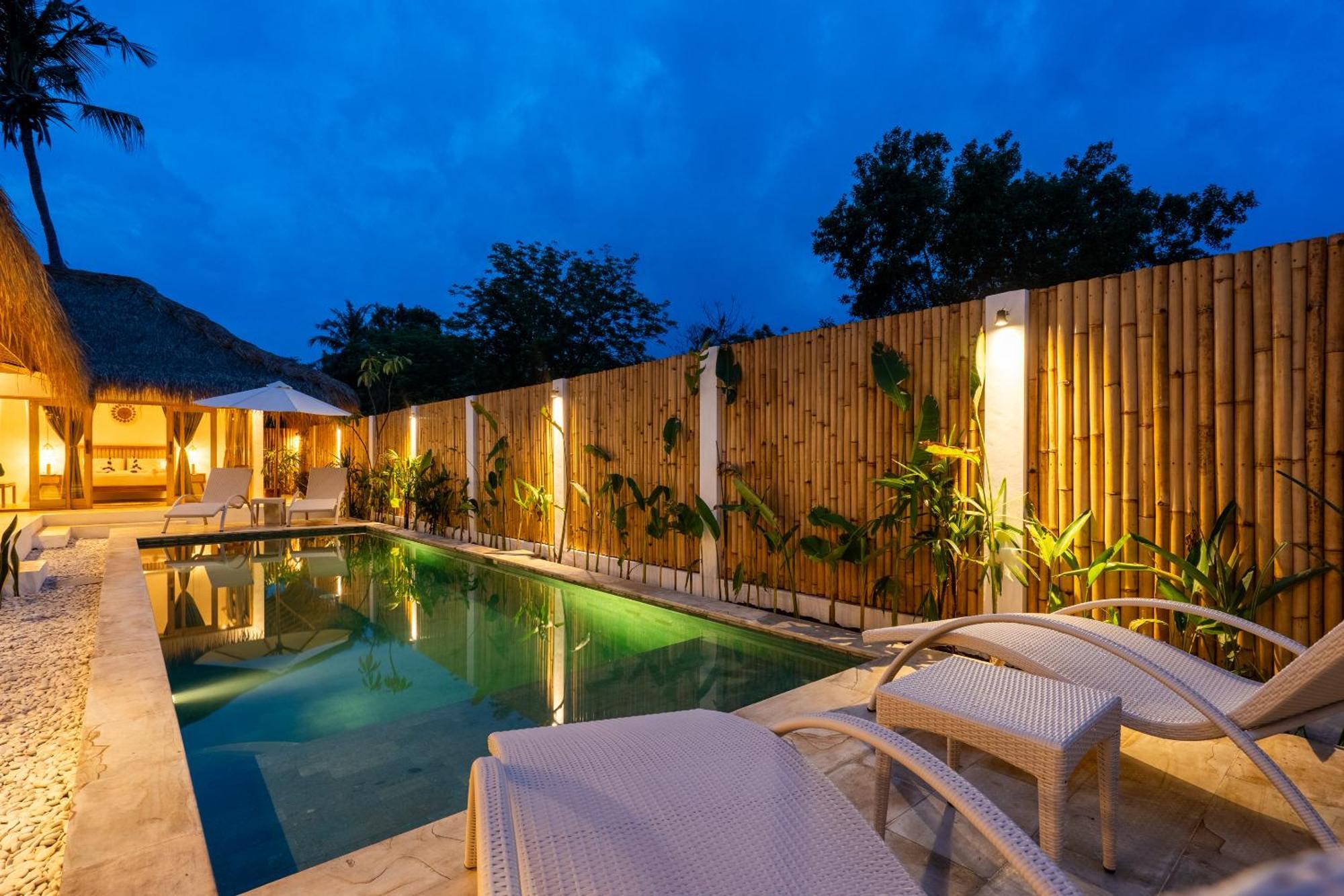 Villa Kelapa Kucing Gili Air Zewnętrze zdjęcie