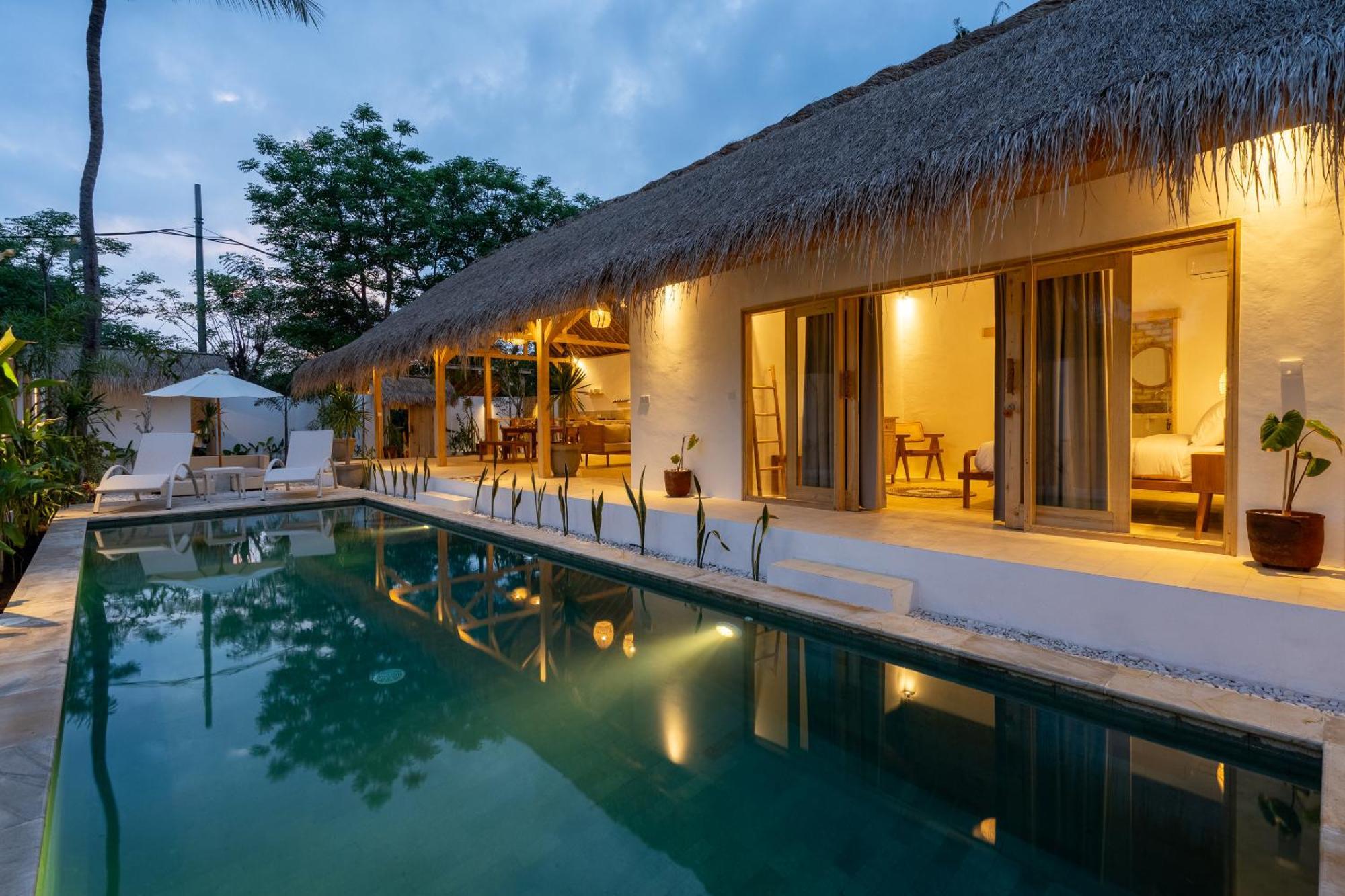 Villa Kelapa Kucing Gili Air Zewnętrze zdjęcie